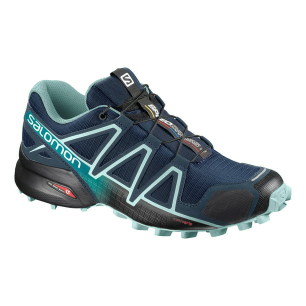 Womens Salomon Speedcross 4 Gtx Women's Trail Running Runners Casual Shoes Blue